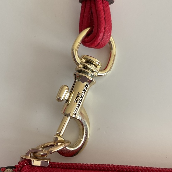 Karl Lagerfeld Monogram Wristlet NWOT - Picture 3 of 7